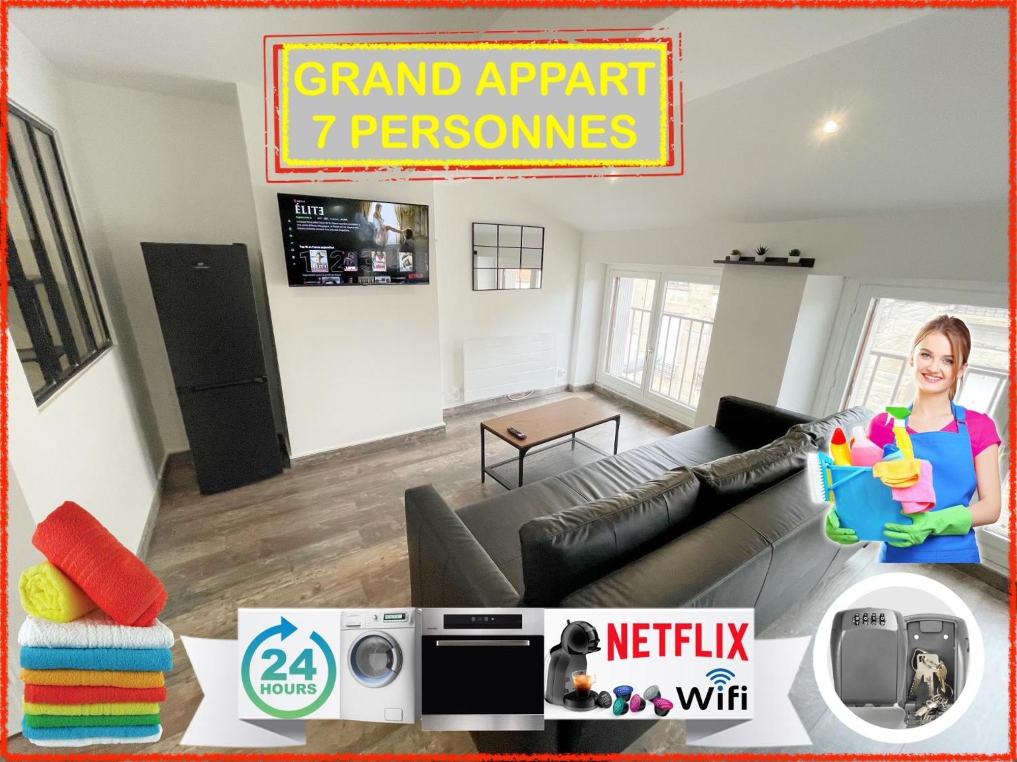 017 Chic & Cosy F2 53M2 Hypercentre Wifi Smart Tv Netflix Apartment Saint-Etienne  Exterior photo